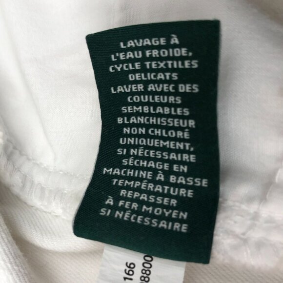 Lauren Ralph Lauren Womens Jeans Size 8 Classic Straight Casual White Denim - Picture 9 of 16